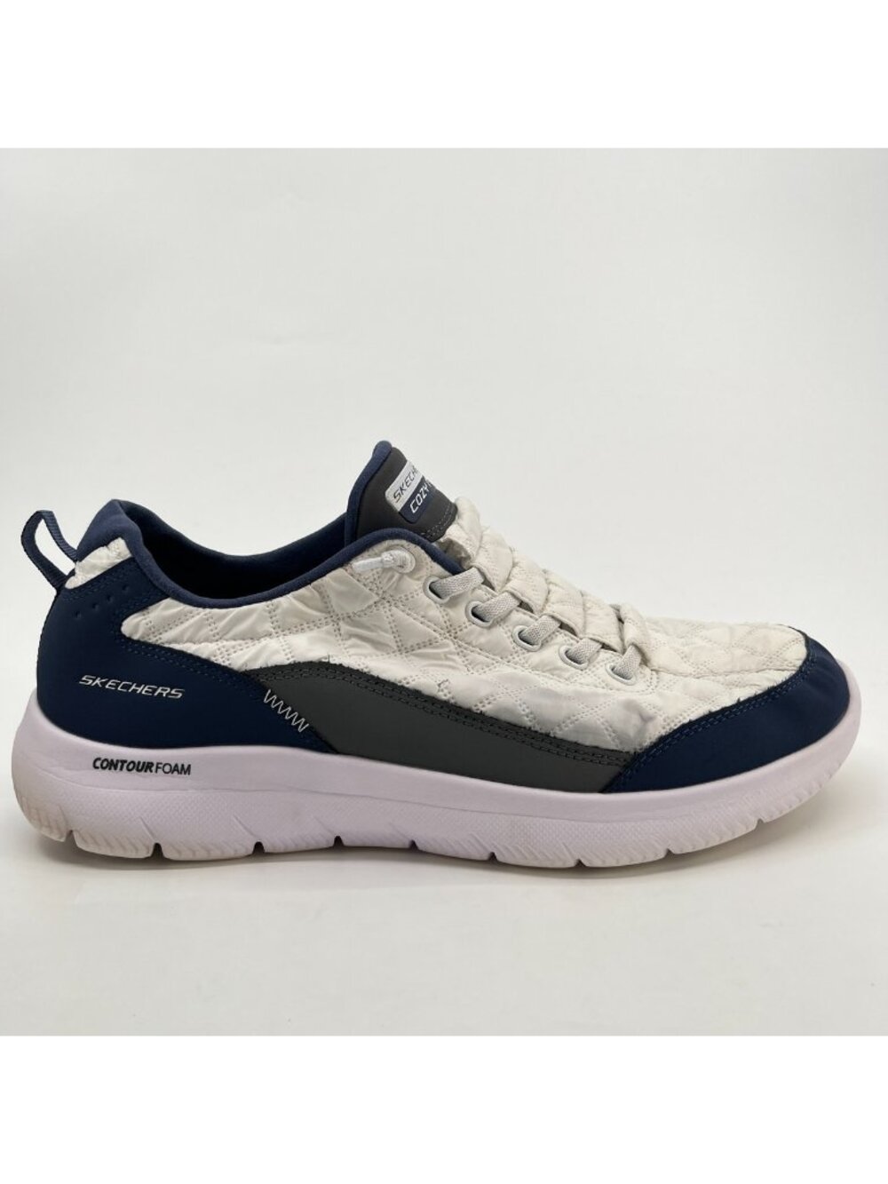 Skechers Summits Contour Foam Cozy Fit Mens Size 10 White Running Shoes Sneakers